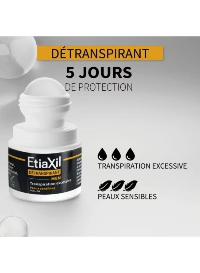Etiaxil Antiperspirant Men Sensitive Skin Roll-On 2 x 15 ml - Image 4